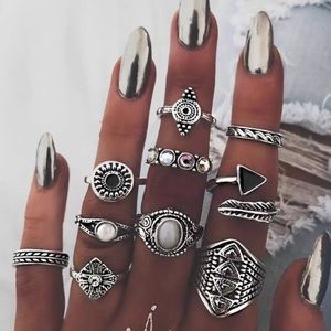 Vintage Ring Set 10 Rings
